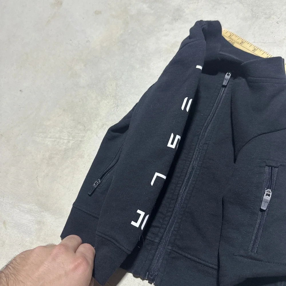 Tesla Cyberquad Bomber Zip Up Jacket For Kids SZ 3T CYBERTRUCK Optimus Elon